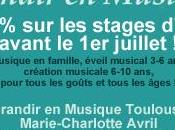 Promo Stages d'été chez Grandir Musique