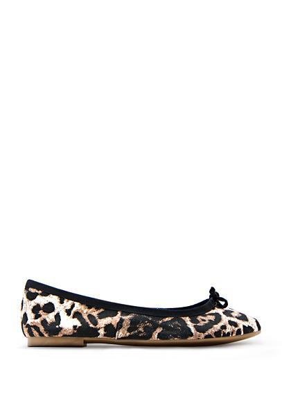 ballerines léopard mango