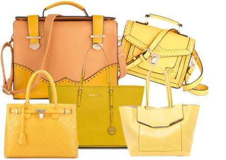 Yellow bags selection