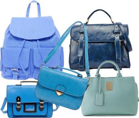 Blue bags selection