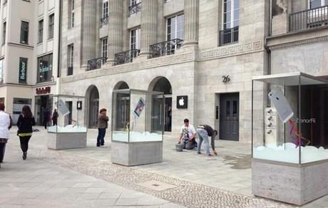 Nouvelles photos de l'Apple Store à Berlin...