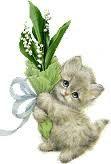 1er mai chat muguet