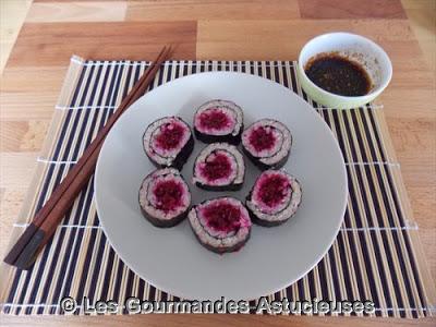 Makis aux Betteraves lacto-fermentées