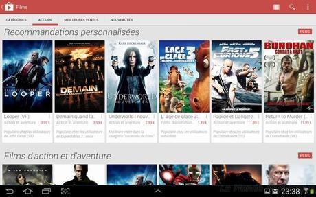 Une nouvelle interface pour Google Play Store