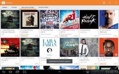 Une nouvelle interface pour Google Play Store