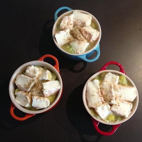 Courgettes au cumin gratinées au munster