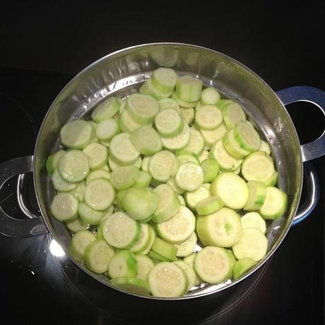 Courgettes au cumin gratinées au munster
