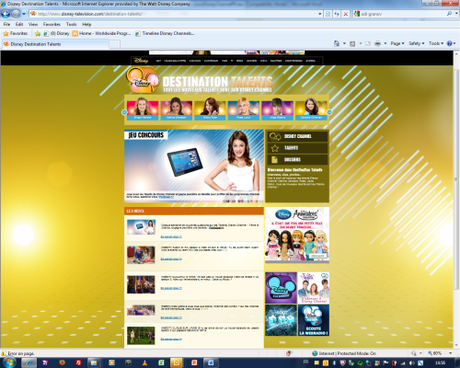 Destination Talents sur Disney Channel