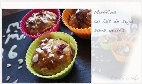 Muffins  au lait de soja sans oeufs 3