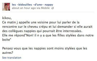 LES NAPPY N'ONT PAS DE STYLE - Rencontre nappy au Cameroun 2013 - Les bidouilles d'une nappy