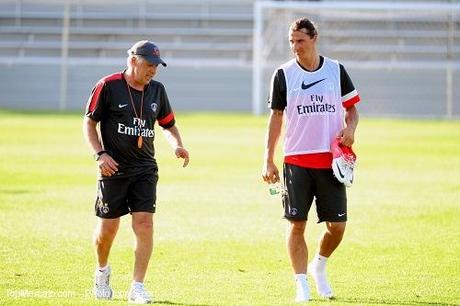 Ancelotti et Ibrahimovic