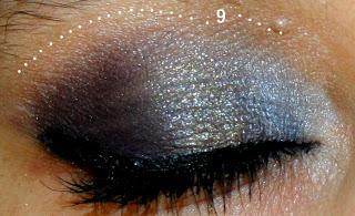 Tuto Photos du Smoky Eyes Bleu marine/Violet/doré