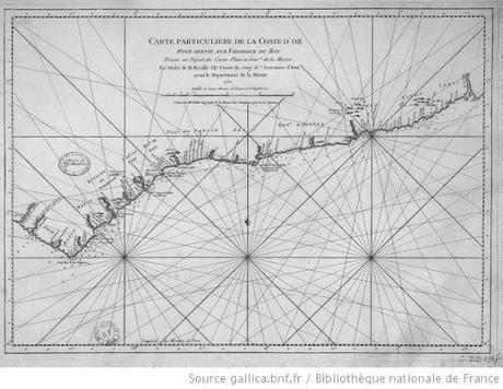 Carte particulière de la Coste de l'Or pour les vaisseaux du roy