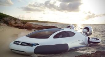 L’aqua Volskwagen Volkswagen-Aqua-Hovercraft-Concept-1