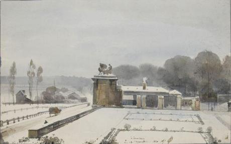 GranetEntrée du parc de Versailles du côté Adieu à l’Italie de Bruno Racine – Francis-Marius Granet, éléments de biographie et quelques oeuvres