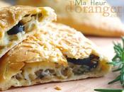 Pizza calzone légumes grillés