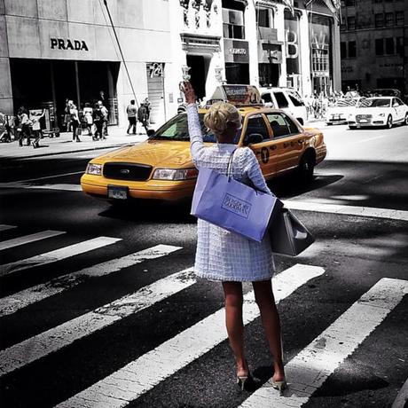 Cool Capture sur iPhone, direction Shopping à N.Y...