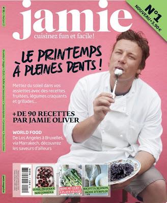 Jamie ! Jamie... Jamie Oliver s'installe de plus en plus de ce côté du Channel, le Jamie en français dans vos kiosques !
