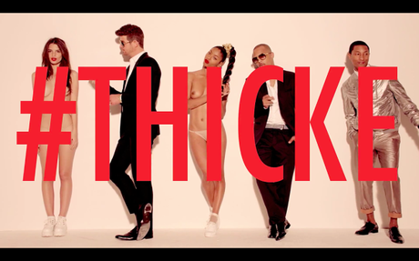 Robin Thicke TI Pharrell Blurred Lines NSFW Robin Thicke x TI x Pharrell Williams   Blurred Lines