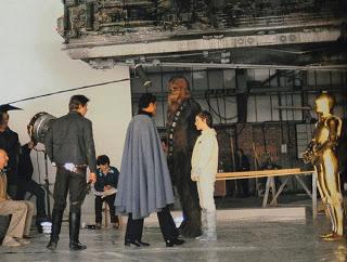 Photos de tournage de l'Empire Contre-Attaque (Star Wars)