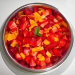 Salade Fraises, Mangue – 15′ chrono