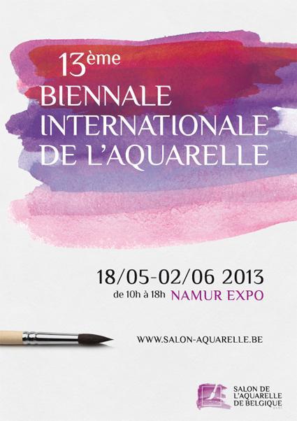 13ème Biennale de l’Aquarelle de Belgique à Namur