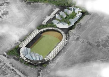 Stade Chaban Delmas configuré en version rugby