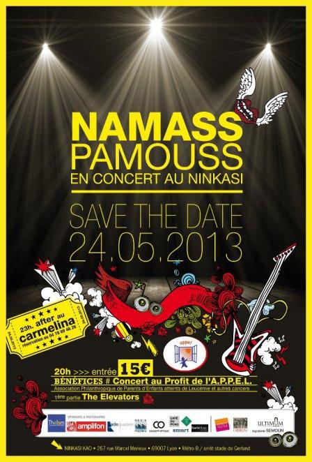 Le groupe lyonnais sera le 24 mai 2013 au Ninkasi Lyon Gerland pour leur concert caritatif annuel.