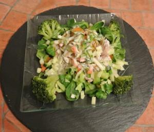 Salade de haddock aux petits légumes