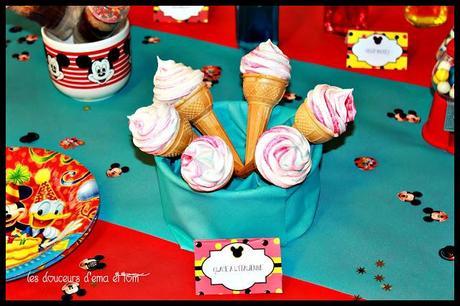 Meringue multi couleurs