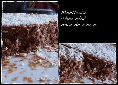 Moelleux chocolat noix de coco 3