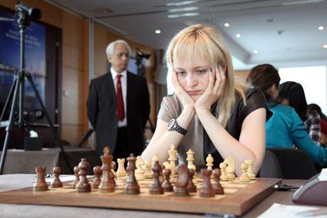 Echecs à Genève : Anna Ushenina (2491) © Anastasiya Karlovich  
