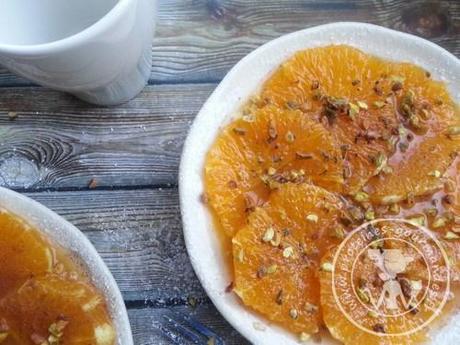 Salade d’oranges à la fleur d’oranger