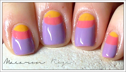 [Nail art] Double half moon coloré * FAIL *