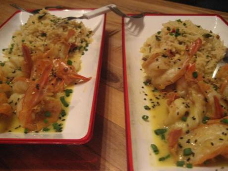 Curry de crevettes et lait de coco façon Pékin express