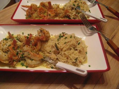 Curry de crevettes et lait de coco façon Pékin express