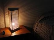 Lampe Delta, lampe bois