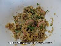 Taboulé au Fonio, lentilles corail et radis