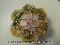 Taboulé au Fonio, lentilles corail et radis