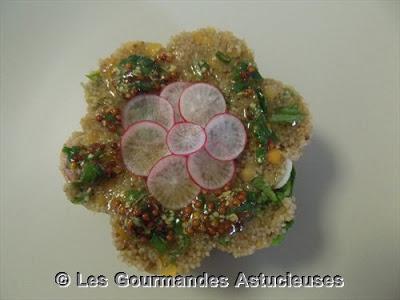 Taboulé au Fonio, lentilles corail et radis