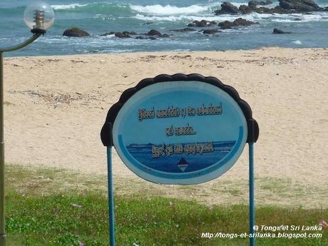 Tangalle-plage pour les touristes, mais avant tout Tangalle-plage pour les locaux aussi !