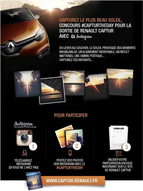 #CAPTURETHEDAY : Un concours Instagram par Renault