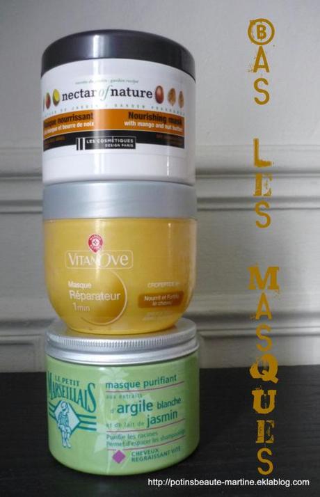 Masques cheveux pas chers – Le Petit Marseillais, Vitanove, Les cosmétiques – ça vaut quoi?