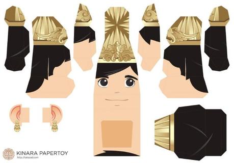 Papertoys Kinara & Kinari de Salazad