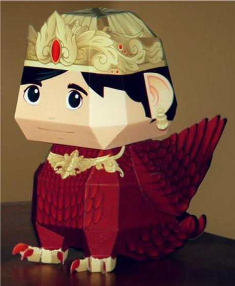 Papertoys Kinara & Kinari de Salazad