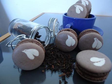 Macaron au thé Earl Grey