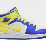 Air Jordan 1 Retro High OG Black Toe Air Jordan 1 GS White Violet Yellow