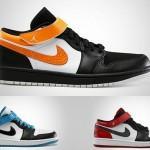 Air Jordan 1 Retro High OG Black Toe Air Jordan 1 Strap Low – Mai 2013