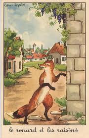 Le renard et les raisins