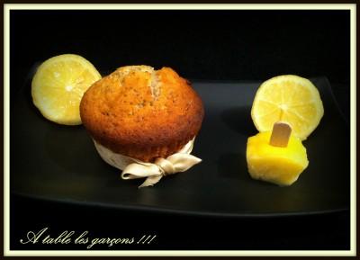 Moelleux au citron coeur lemon curd Moelleux citron